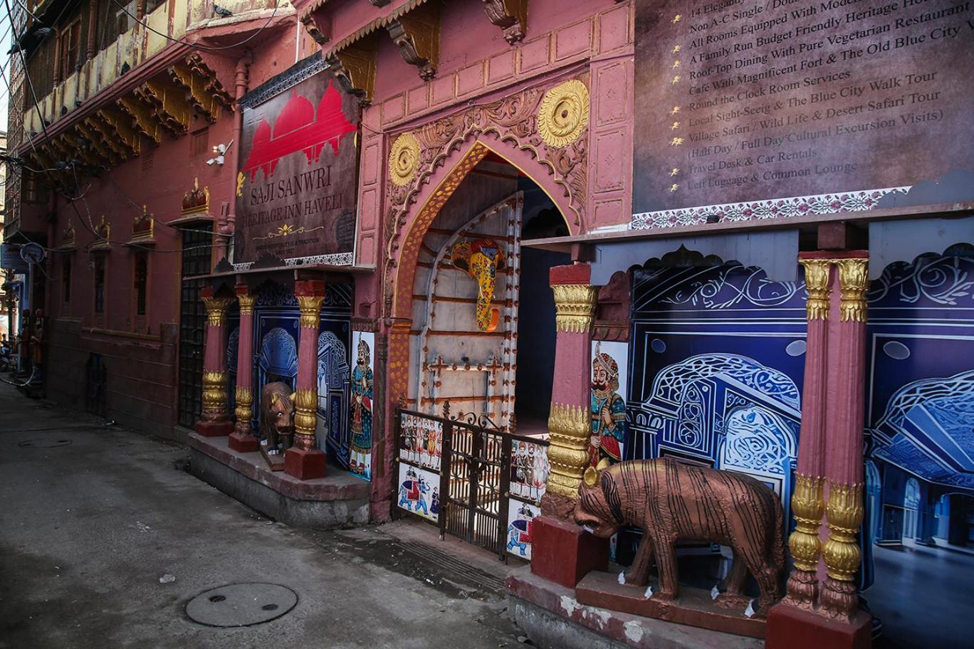 Saji Sanwri Heritage Inn Haveli Džódhpur Exteriér fotografie